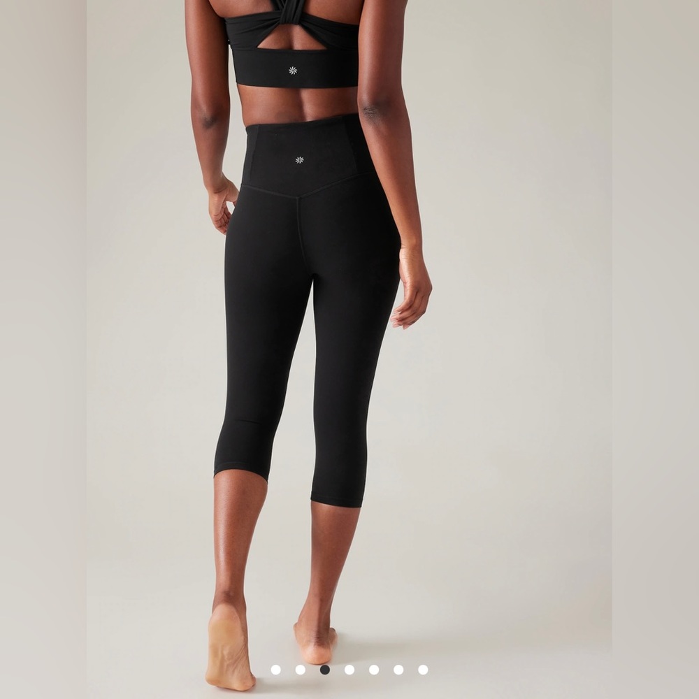 Athleta Ultra High Rise Elation Capri // black - Picture 3 of 10